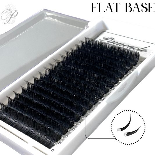 Mixed Size - Soft Flat Classic Tray - Ultra Matte Flat Base Lash 0.15 - Pinneacle Lash Extension Supply