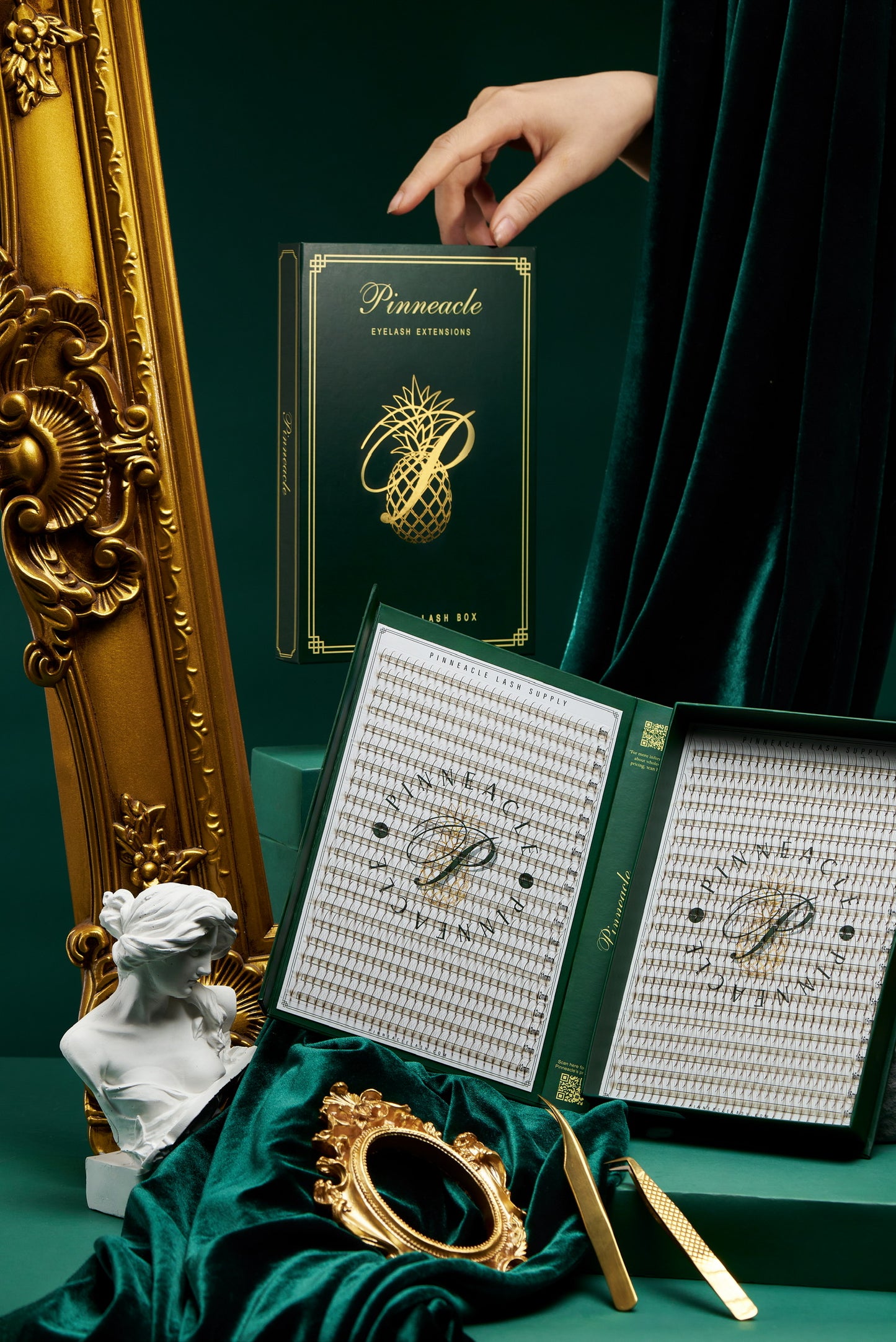 Pinneacle - 1200 Fans - 5D Wispy Premade Fans - Premade Spike + Volume Fans For Professional Eyelash Extensions (0.07-5D)