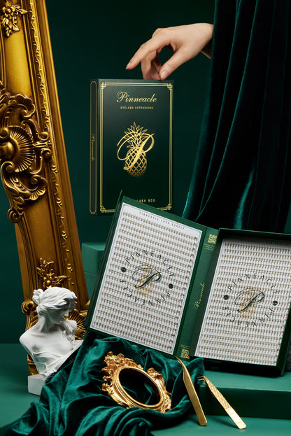 Pinneacle - 1200 Fans - 5D Wispy Premade Fans - Premade Spike + Volume Fans For Professional Eyelash Extensions (0.07-5D)