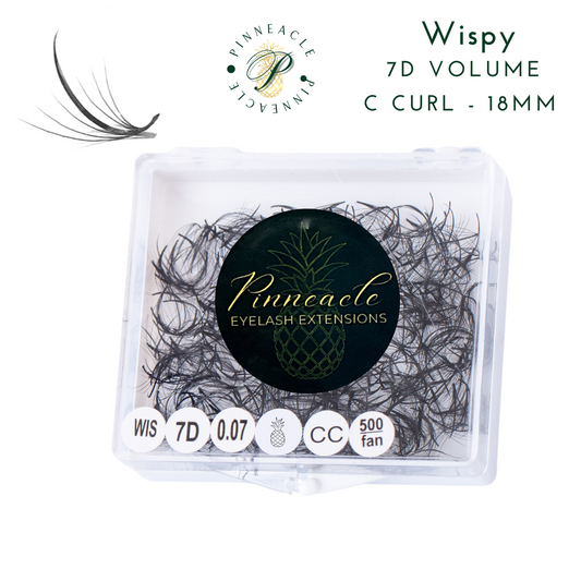 Wispy 500 Fans | 7D volume | C curl | 18mm (spike 20mm)