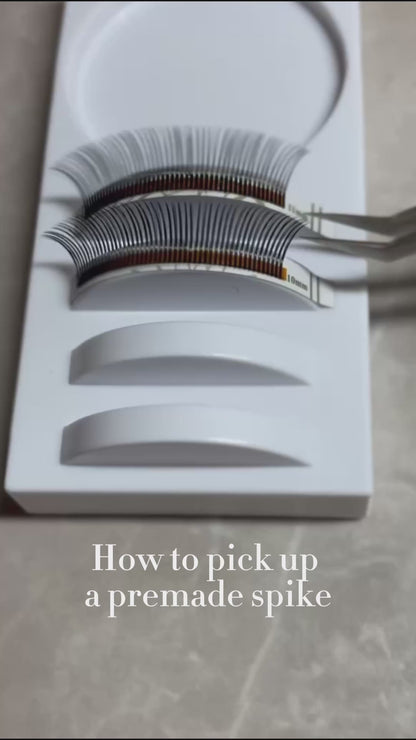 Premade Ultra-Narrow 5D Spike Fans - 800 Fans Per Box - Premium Handmade Volume Fans For Professional Eyelash Extensions