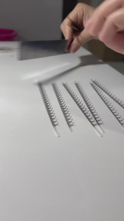 6D Volume | 1200 Fans | 8 sizes in 1 | 9-16mm | Premade Volume Fans